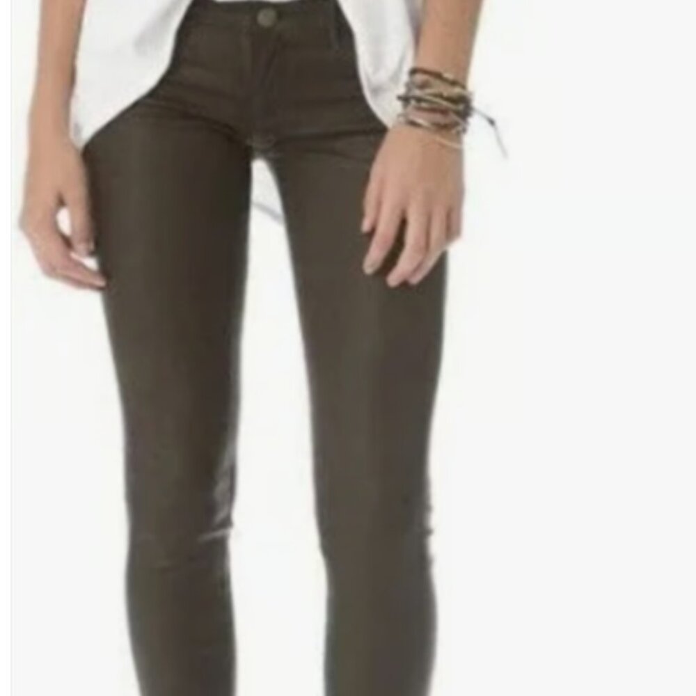 Habitual Jean Woman Size 26 Kiss Cocoa Waxed Skinny Alice Model Modern Chic Fall